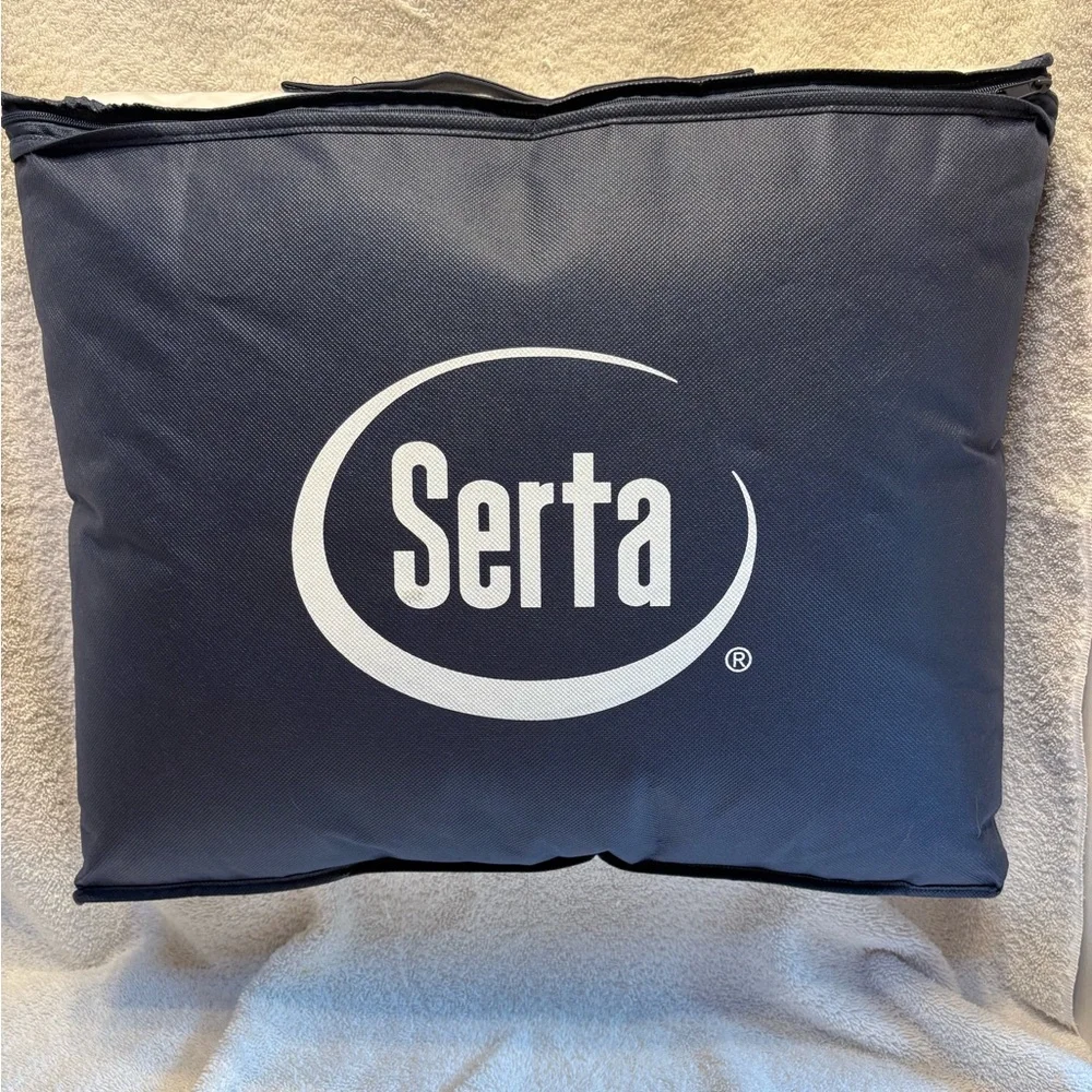 SERTA Perfect Sleeper Comfy Sleep Mattress Pad - White